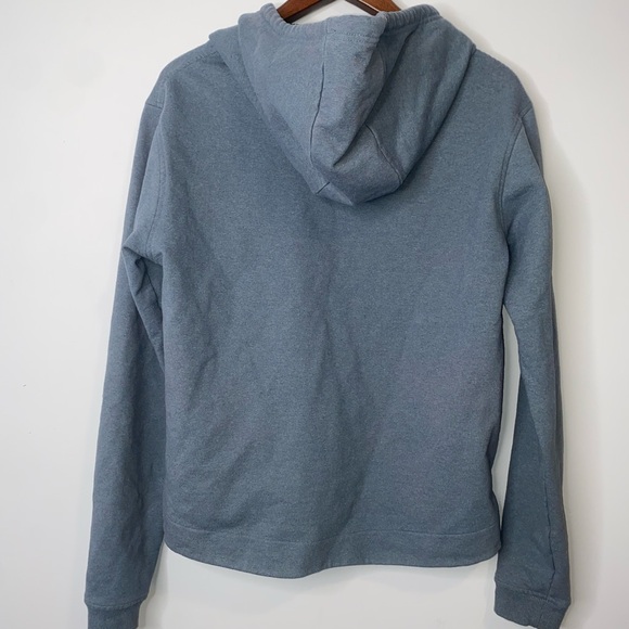 Patagonia Gray Hoodie With Logo Bear Design Women’s Medium - Picture 3 of 4